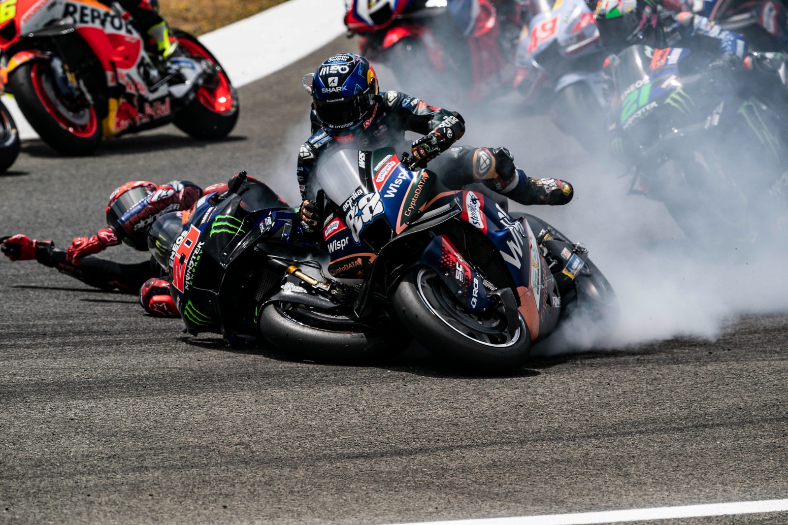 Miguel Oliveira em quinto na corrida sprint do GP de Espanha de MotoGP